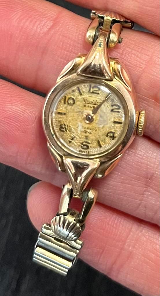 Elegant vintage Montdor dameshorloge sieraadhorloge, Swiss, Handtassen en Accessoires, Horloges | Dames, Gebruikt, Polshorloge