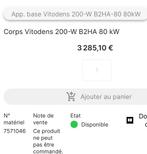 Chaudière gaz viessmann Vitodens 200w de 80kw d’exposition, Bricolage & Construction