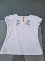 Witte t-shirt folieke maat:116  (nr40), Comme neuf, Fille, Chemise ou À manches longues, Folieke