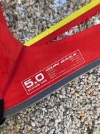 Surfzeil the Gun Sails 5.0 met giek en deelbare mast, Watersport en Boten, Ophalen, Zo goed als nieuw, Zeil, 5 tot 7 m²