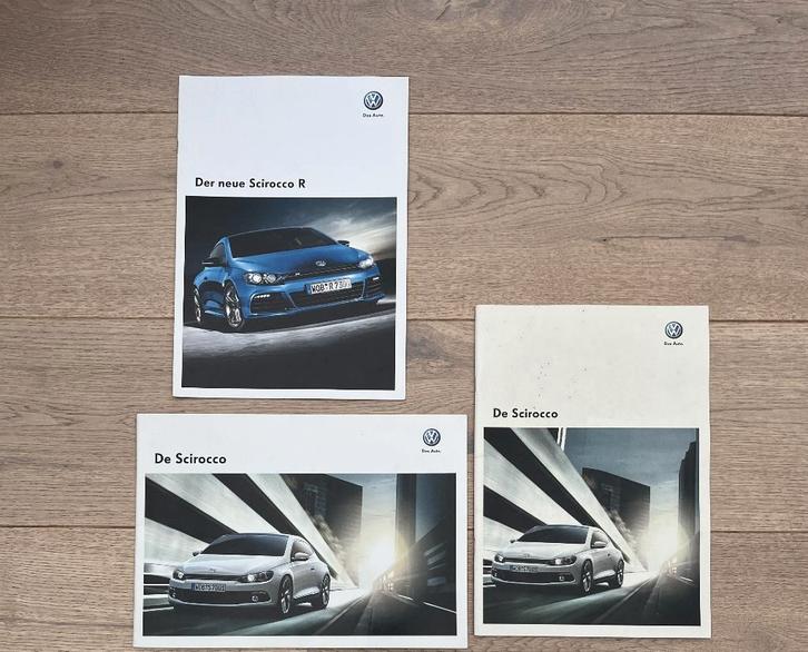 VOLKSWAGEN SCIROCCO - BROCHURES, Livres, Autos | Brochures & Magazines, Volkswagen, Enlèvement ou Envoi