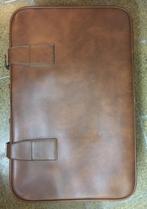vintage reiskoffer in namaakleer, Gebruikt, 55 cm of meer, Zacht kunststof, Ophalen