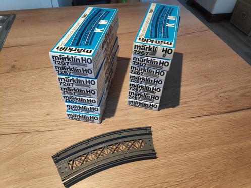 Rampe de pont Marklin 7267 et 7269, Hobby en Vrije tijd, Modeltreinen | H0, Zo goed als nieuw, Brug, Tunnel of Gebouw, Gelijkstroom of Wisselstroom