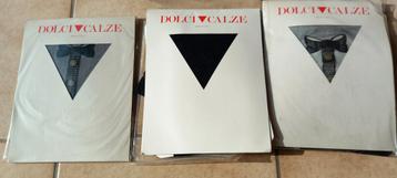 3 panty's zwart large met strikje en fantasie Dolci Calze beschikbaar voor biedingen