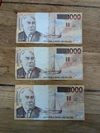 1000 frank, Postzegels en Munten, Ophalen of Verzenden, Bankbiljetten