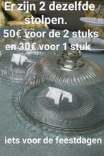 Feestelijk aanbod – Vintage glazen stolpen!, Antiek en Kunst, Ophalen of Verzenden