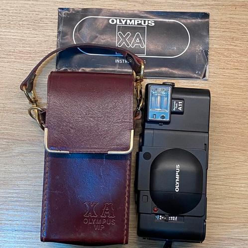 Olympus XA, + flitser, handleiding, cover *nieuw, Audio, Tv en Foto, Fotocamera's Analoog, Nieuw, Compact, Olympus, Ophalen of Verzenden