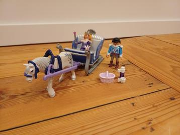 playmobil koninklijk paar met slee - 9474   beschikbaar voor biedingen