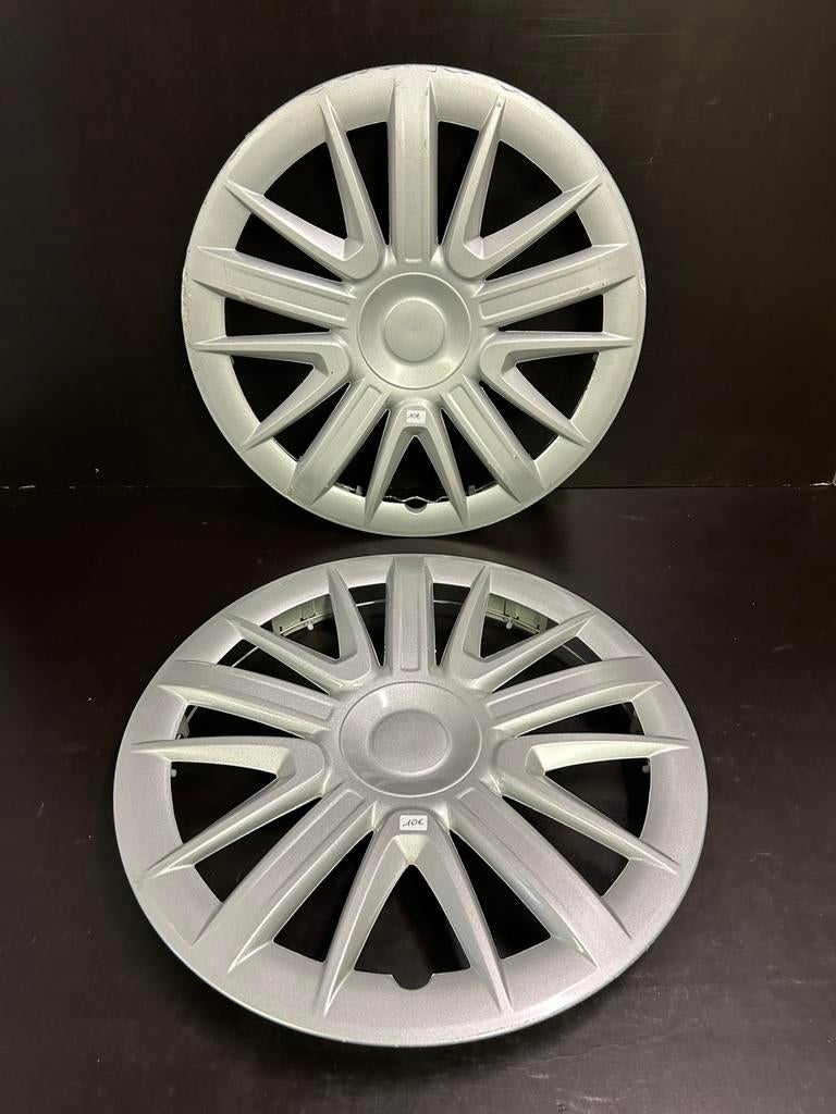 2 enjoliveurs Renault Citroën Peugeot 15", Comme neuf