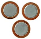 Ensemble d'assiettes Rosenthal, 3 x 16,5 cm, peintes à la ma, Assiettes(s), Comme neuf, Céramique, Autres styles