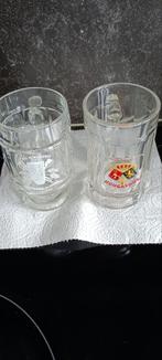 2 Bierglazen oud hoegaards  bier hougaerde de kluis, Verzamelen, Ophalen of Verzenden, Zo goed als nieuw