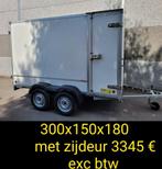 Gesloten aanhangwagens  grote voorraad ., Ophalen, Nieuw