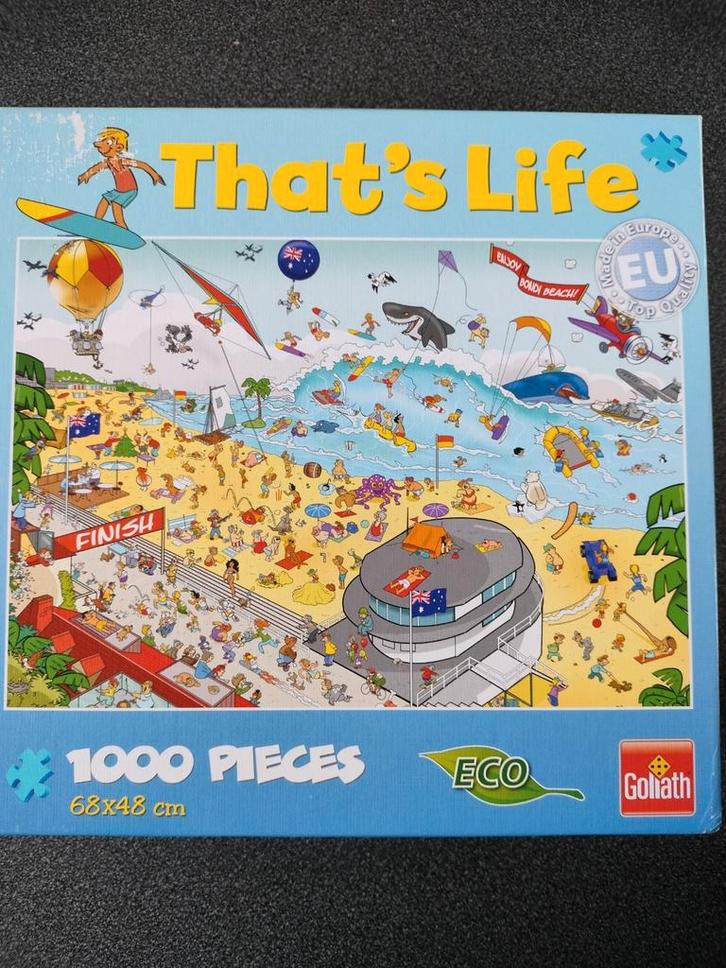 That's Life 1000 stuks, Hobby en Vrije tijd, Denksport en Puzzels, Zo goed als nieuw, Ophalen of Verzenden