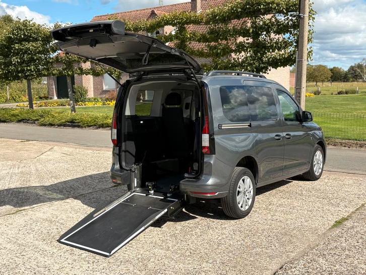 ♿️Volkswagen Caddy 1.5i Rolstoel Invalide Mindervalide TPMR, Auto's, Volkswagen, Bedrijf, Te koop, Caddy Combi, Aangepast voor mindervaliden