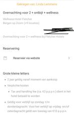 Overnachting in Flrtcher hotel voor 2 pers, Deux personnes, Bon de réduction, Forfait, Autres types