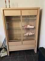 Vitrinekast met licht gratis af te halen, Huis en Inrichting, Ophalen, Gebruikt, 100 tot 150 cm, Met lade(s)