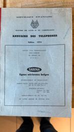 Telefoongids van Ruanda 1974, Ophalen, Zo goed als nieuw