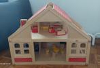 Houten speelhuis, Kinderen en Baby's, Speelgoed | Poppenhuizen, Ophalen, Gebruikt