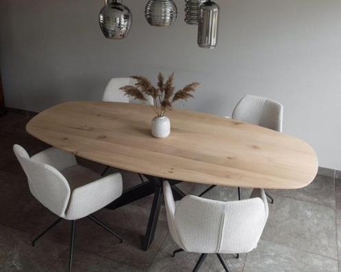 Deens ovale Eiken Eettafel Tafels OP MAAT GEMAAKT Tafel, Huis en Inrichting, Tafels | Eettafels, Nieuw, 50 tot 100 cm, 200 cm of meer