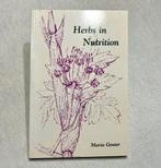 Livre Maria Geuter Herbs in Nutrition livret base de plantes, Comme neuf, Enlèvement ou Envoi, Plantes et Alternatives