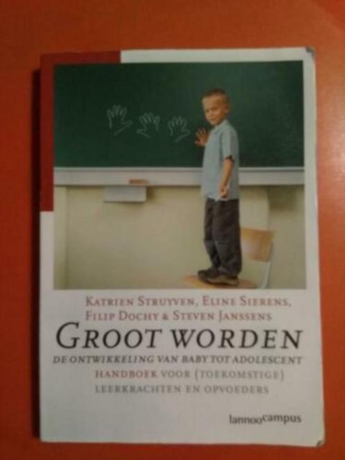 Boek: Groot worden -> 3€, Boeken, Psychologie, Gelezen, Ontwikkelingspsychologie, Ophalen of Verzenden