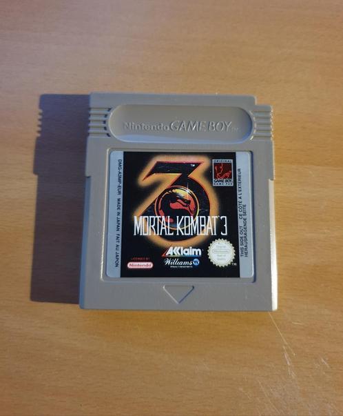 Mortal Kombat 3 PAL GameBoy, Consoles de jeu & Jeux vidéo, Jeux | Nintendo Game Boy, Utilisé, Combat, 2 joueurs, À partir de 12 ans