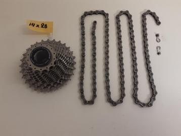 Shimano ultegra R8000 - 11 speed - cassette 14-28 + ketting beschikbaar voor biedingen