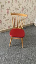 vintage stoel, Ophalen, Zo goed als nieuw, Rood, Eén