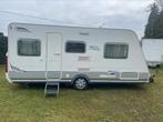 Caravelair 450,2 enkele bedden of 1 grote, rondzit, mover, Caravans en Kamperen, Caravans, Rondzit, Particulier, Schokbreker, Caravelair