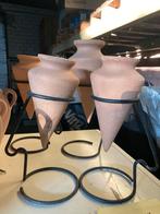 4 stenen kruiken op staander, Tuin en Terras, Ophalen, Nieuw