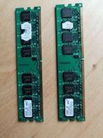 2 barettes de mémoire, Informatique & Logiciels, Mémoire RAM, Utilisé, DDR2, Enlèvement ou Envoi