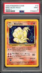 Ninetales Holo PSA 9 - 13/130 - Base Set 2 2000, Hobby en Vrije tijd, Verzamelkaartspellen | Pokémon, Ophalen of Verzenden, Zo goed als nieuw