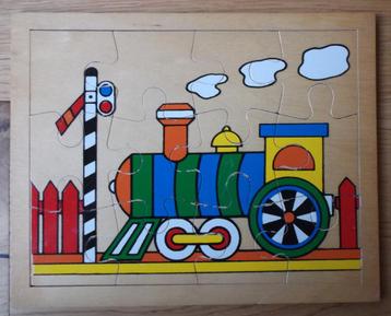 Puzzle Locomotive/Locomotief puzzel vintage beschikbaar voor biedingen