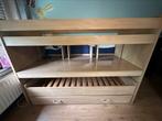 Stappenbed, Hoogslaper, 2/3 bedden, bureau, opberglade, Ophalen, Gebruikt, Hoogslaper