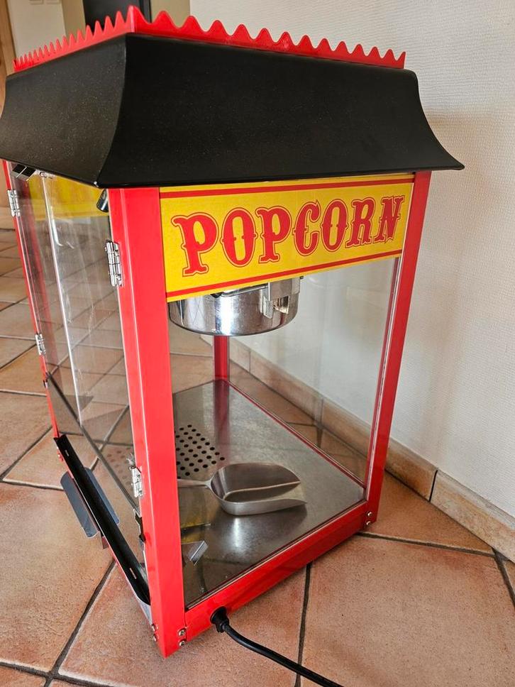 Popcorn machine te huur, Hobby en Vrije tijd, Feestartikelen | Verhuur, Zo goed als nieuw, Ophalen