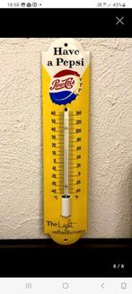 Ayez un panneau d'affichage en émail Pepsi avec la températu, Collections, Enlèvement ou Envoi