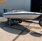 Speedboot vaarbewijsvrij trailer en 10pk 4t motor, Watersport en Boten, Speedboten, Ophalen, Gebruikt, Minder dan 70 pk, 3 tot 6 meter