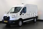 Ford Transit 350 2.0 TDCI 130PK L2H2 - EURO 6 - Airco - Navi, Wit, Ford, Onderhoudsboekje, Te koop