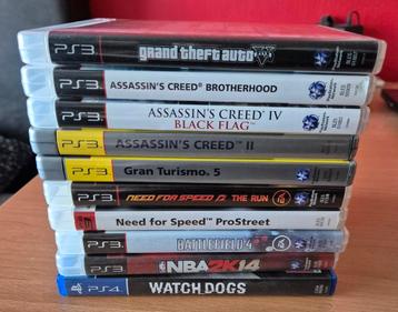PS3 Games (Assassin's Creed 2,4, GTA V...), Games en Spelcomputers, Games | Sony PlayStation 3, Ophalen of Verzenden, Zo goed als nieuw