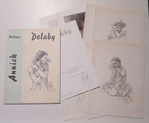 BD Illustration - Portfolio Annick - Silhouet Delaby Neuf, Boeken, Stripverhalen, Nieuw, Eén stripboek, Ophalen of Verzenden