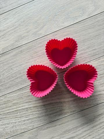 3 Silikonen cupcake bakvorm beschikbaar voor biedingen
