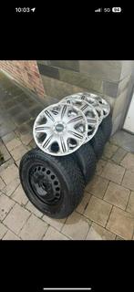 5x112 195/65R15 VW/Skoda/Audi winterbanden- en wielset, Auto-onderdelen, Banden en Velgen, Ophalen, Band(en)