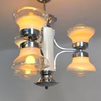 Mazzega Plafondlamp jaren 50. Brutalist murano kroonluchter, Huis en Inrichting, Ophalen of Verzenden, Gebruikt, Glas