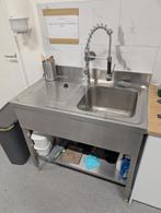 Plonge Basic 10x6 avec 1 bac à droite, Ophalen, Gebruikt, Inox Meubilair