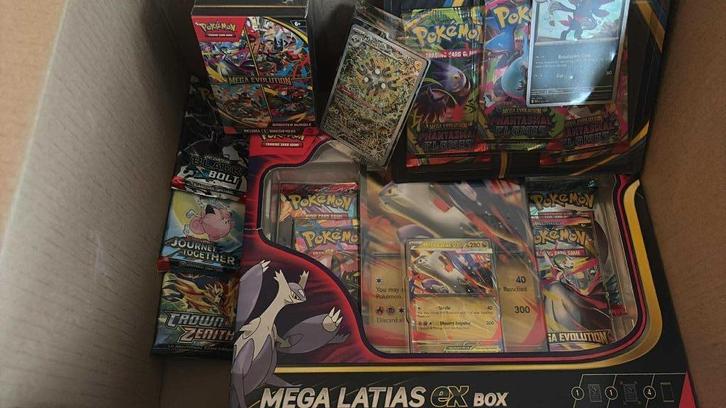 Pokemon Mystery Box - 100 euro, Hobby en Vrije tijd, Verzamelkaartspellen | Pokémon, Booster, Ophalen of Verzenden