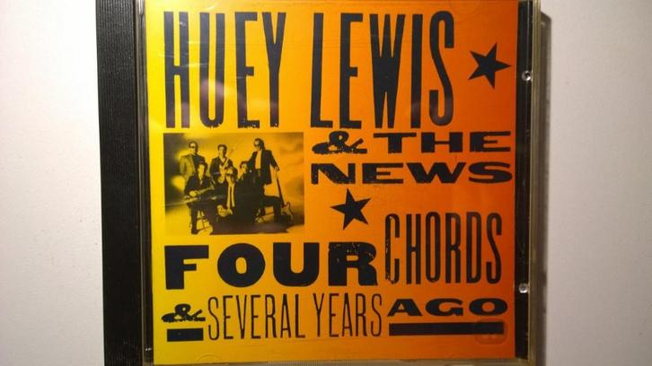 Huey Lewis & The News - Four Chords & Several Years Ago, Cd's en Dvd's, Cd's | Pop, Zo goed als nieuw, 1980 tot 2000, Ophalen of Verzenden