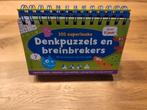 Boekje met breinbrekende denkpuzzels, leuk als cadeau, Ophalen, Zo goed als nieuw