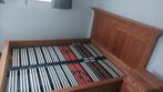 Teak houten bed 160 x 200 cm inclusief twee nachtkastjes, Huis en Inrichting, Ophalen, Aziatisch, Bruin, Tweepersoons