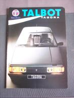 Brochure Talbot Tagora, Boeken, Auto's | Folders en Tijdschriften, Ophalen of Verzenden, Zo goed als nieuw, Overige merken