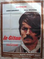 filmaffiche Alain Delon Le gitan Franse filmposter XL, Enlèvement ou Envoi, Rectangulaire vertical, A1 jusqu'à A3, Comme neuf